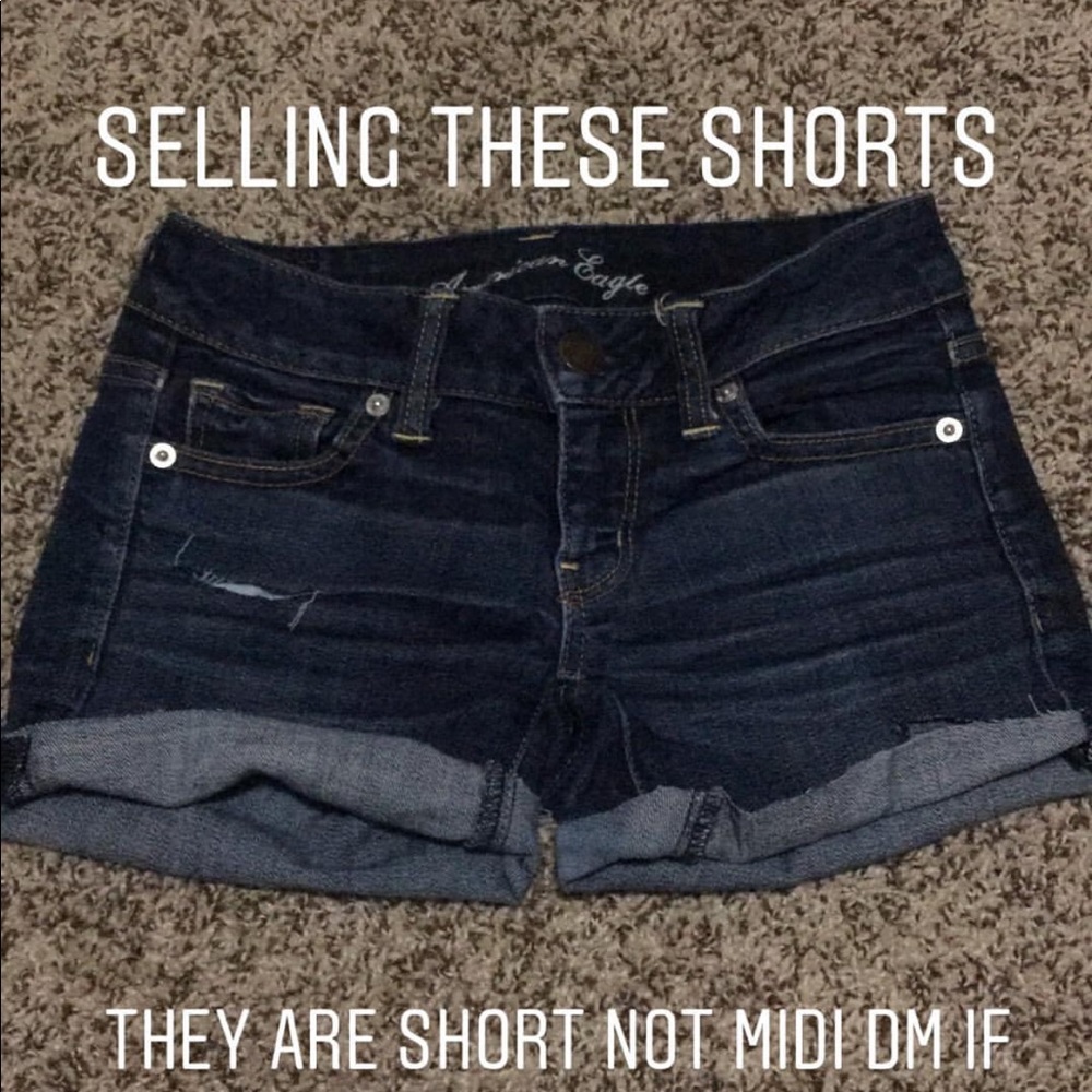 Denim shorts